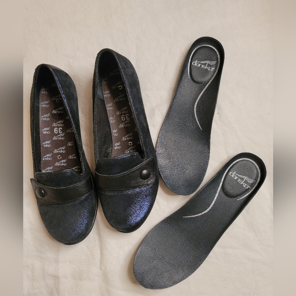 Dansko Metallic Olena Loafers 39 - Picture 8 of 8